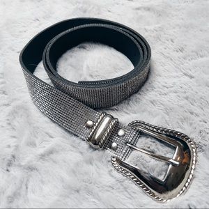 Forever21 Rhinestone Studded Belt
